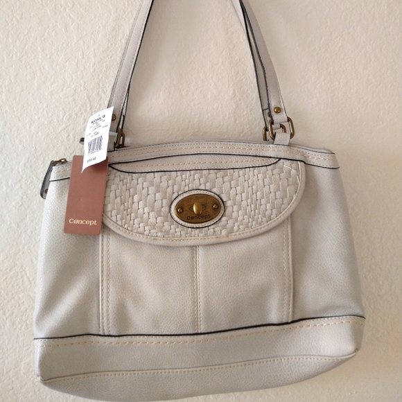 Concept Handbags - 3 for $15.00 Sale-Concept Dove Colored Shoulder Bag